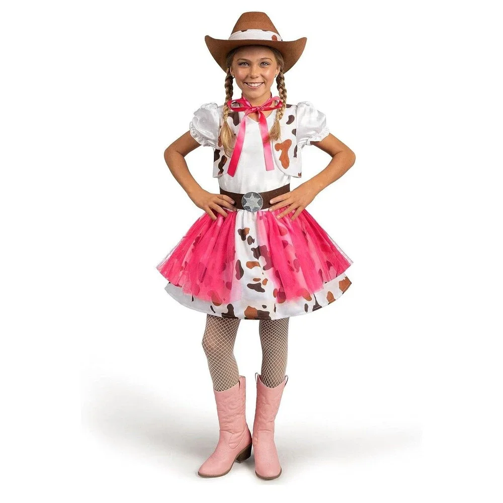 Cowgirl L 10 To 12 years New Spooktacular Creation Halloween Costume Girls